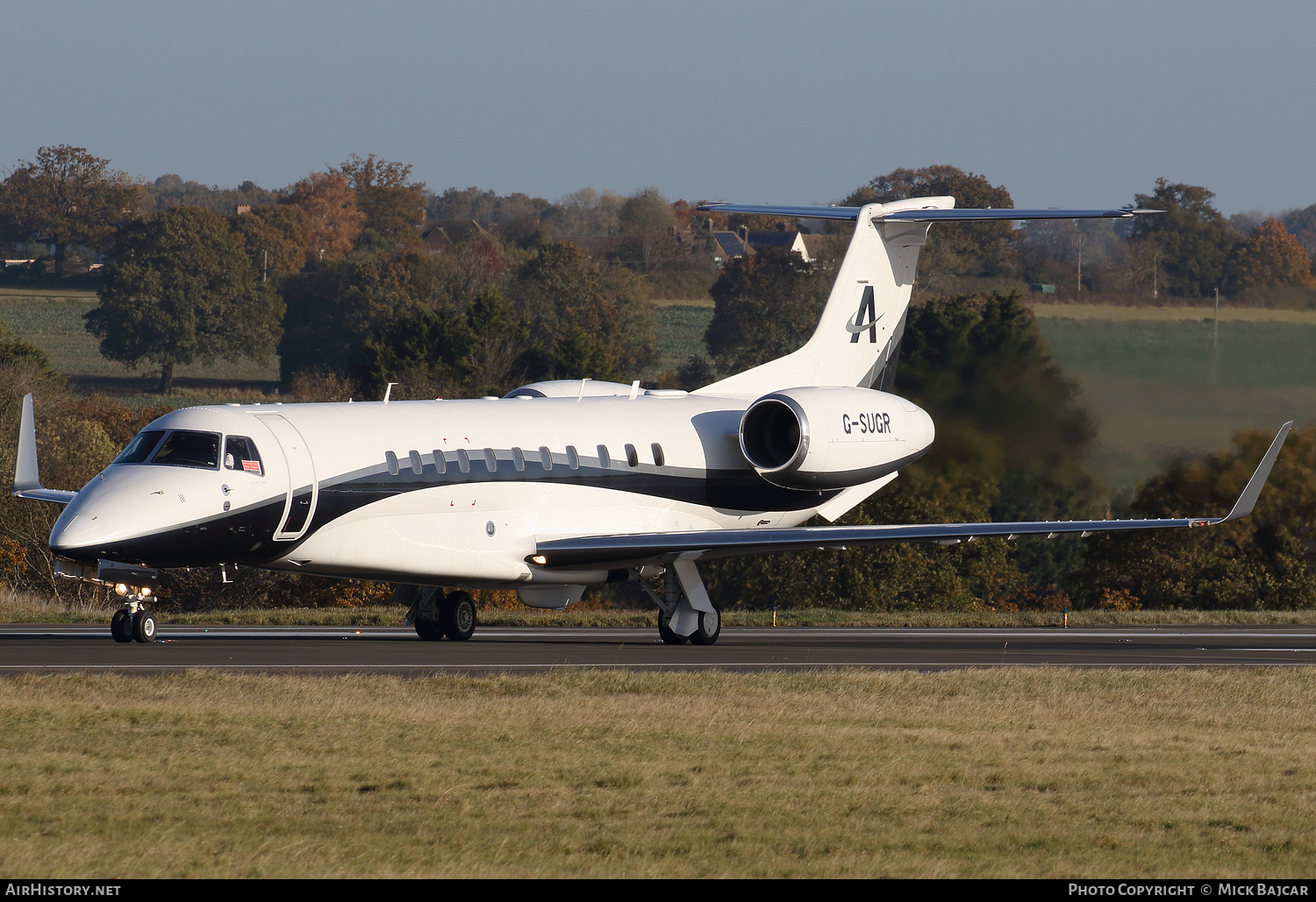 Aircraft Photo of G-SUGR | Embraer Legacy 650 (EMB-135BJ) | Alan Sugar | AirHistory.net #622435
