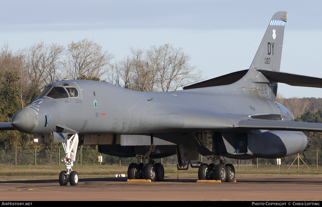 Aircraft Photo of 86-0107 / AF86-107 | Rockwell B-1B Lancer | USA - Air Force | AirHistory.net #622436