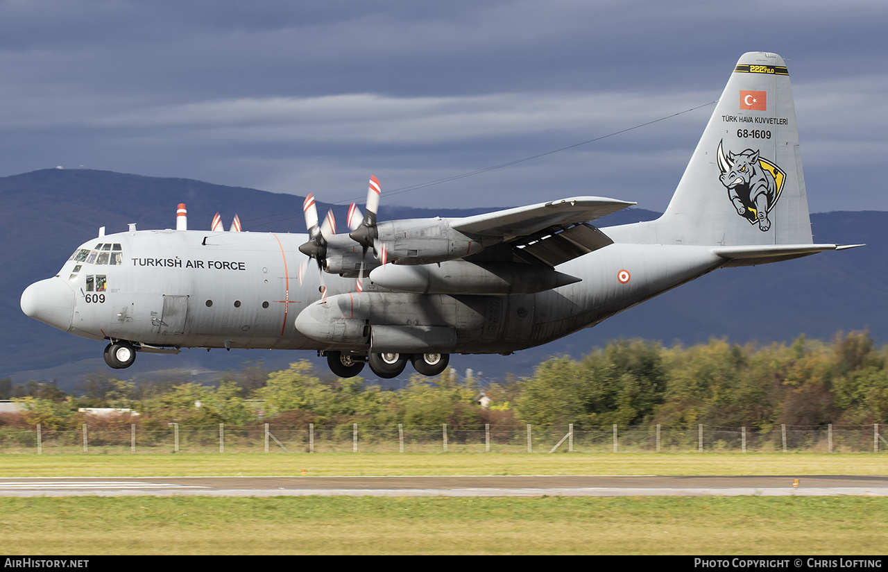 Aircraft Photo of 68-1609 | Lockheed C-130E Hercules (L-382) | Turkey - Air Force | AirHistory.net #622439