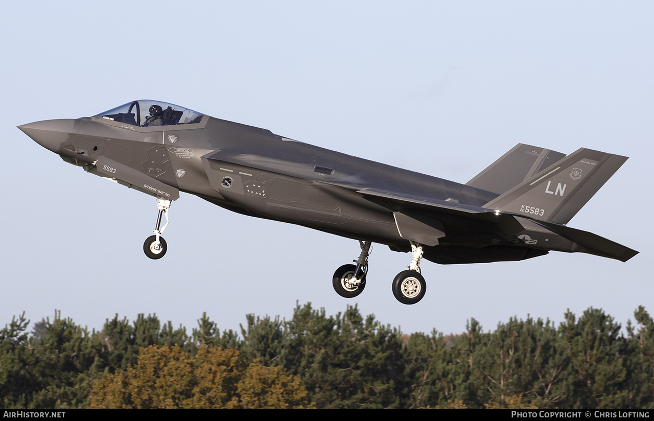 Aircraft Photo of 20-5583 / AF20-5583 | Lockheed Martin F-35A Lightning II | USA - Air Force | AirHistory.net #622442