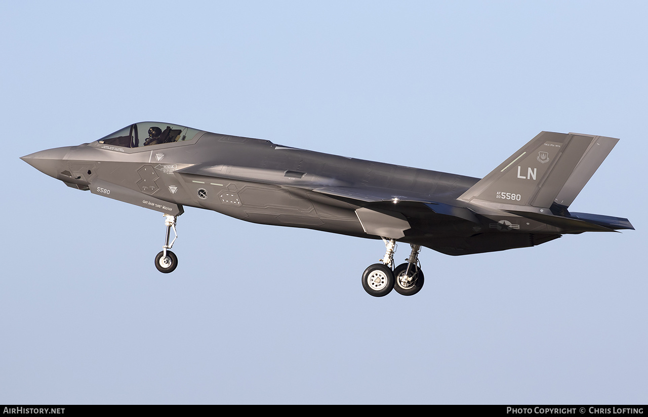 Aircraft Photo of 20-5580 / AF20-5580 | Lockheed Martin F-35A Lightning II | USA - Air Force | AirHistory.net #622446
