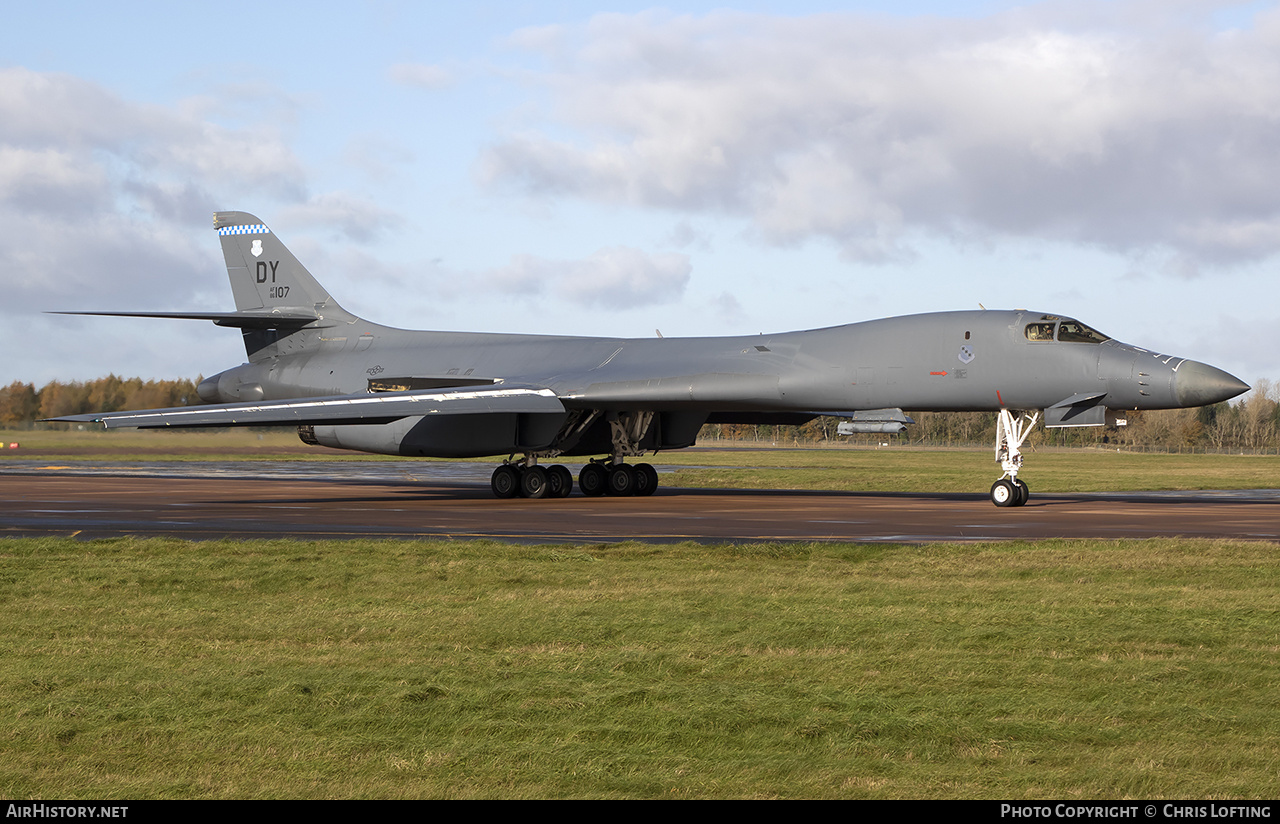 Aircraft Photo of 86-0107 / AF86-107 | Rockwell B-1B Lancer | USA - Air Force | AirHistory.net #622447