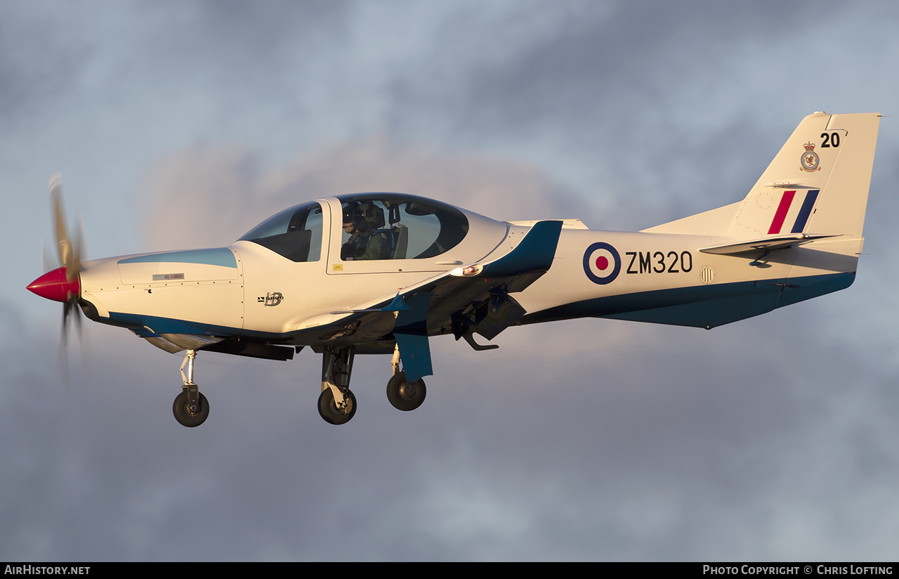 Aircraft Photo of ZM320 | Grob G-120TP Prefect T1 | UK - Air Force | AirHistory.net #622451
