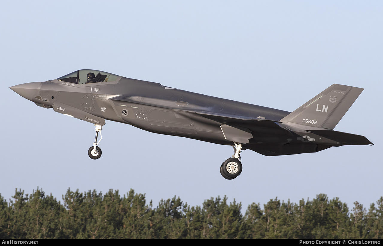 Aircraft Photo of 20-5602 | Lockheed Martin F-35A Lightning II | USA - Air Force | AirHistory.net #622456