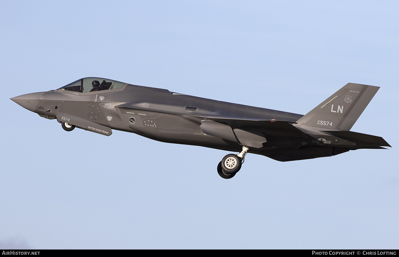 Aircraft Photo of 20-5574 / AF20-5574 | Lockheed Martin F-35A Lightning II | USA - Air Force | AirHistory.net #622474