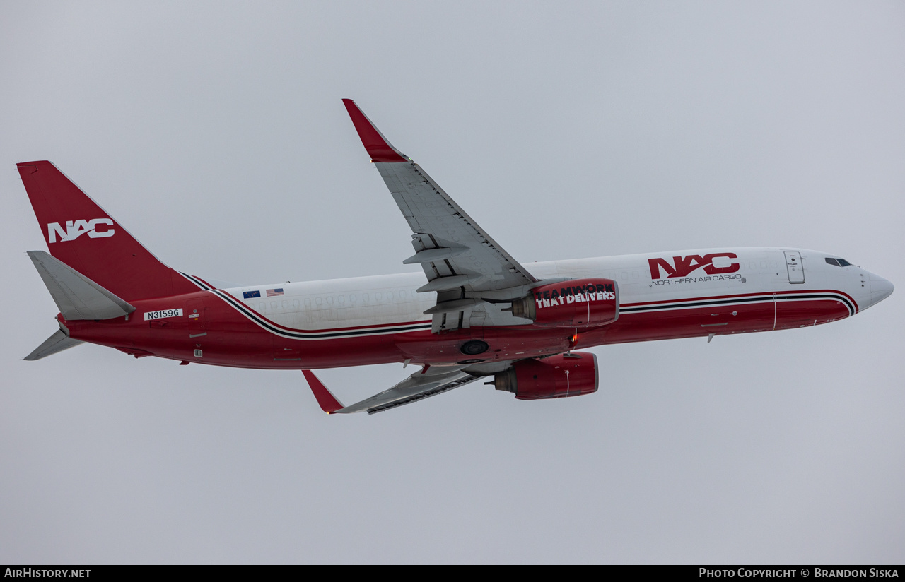 Aircraft Photo of N3159G | Boeing 737-852(SF) | Northern Air Cargo - NAC | AirHistory.net #622477