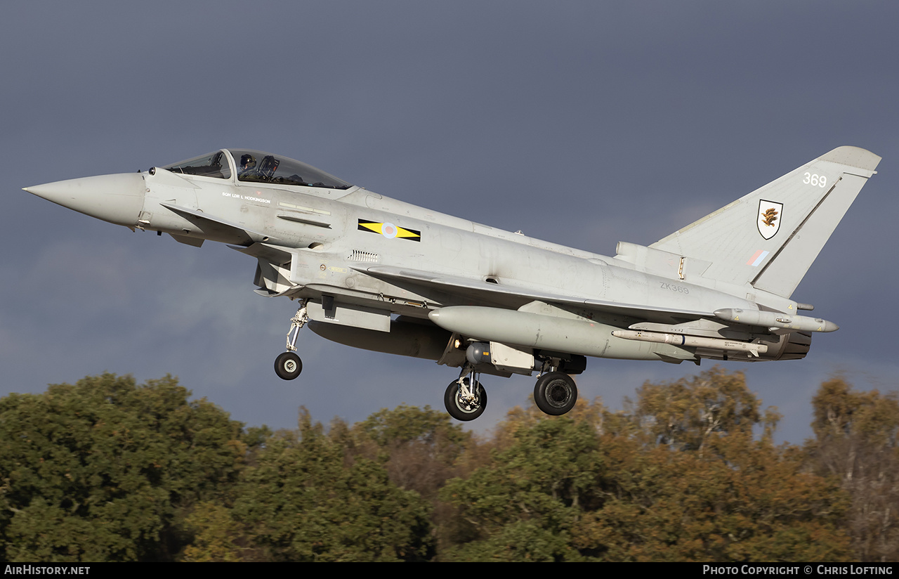 Aircraft Photo of ZK369 | Eurofighter EF-2000 Typhoon FGR4 | UK - Air Force | AirHistory.net #622480