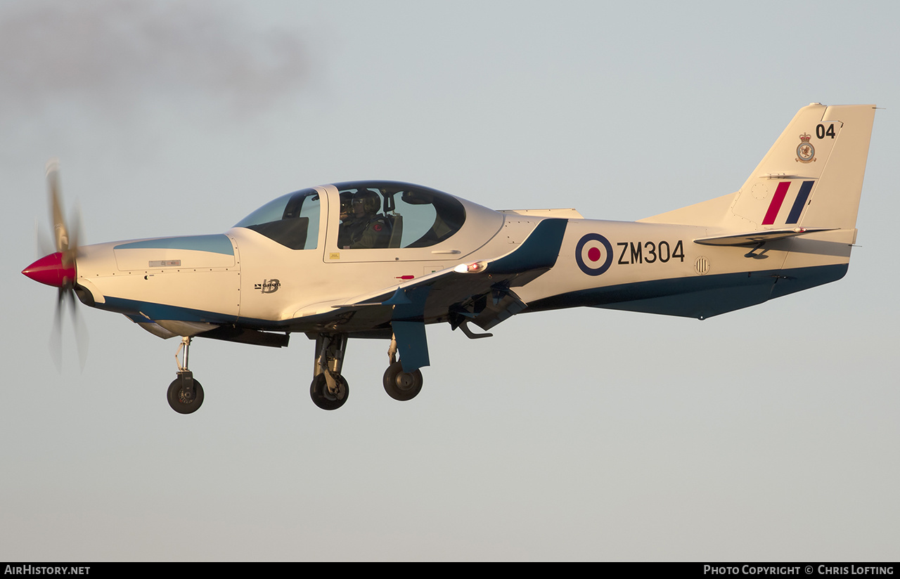 Aircraft Photo of ZM304 | Grob G-120TP Prefect T1 | UK - Air Force | AirHistory.net #622485