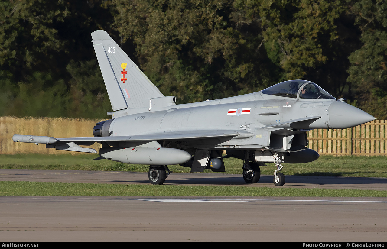Aircraft Photo of ZK433 | Eurofighter EF-2000 Typhoon FGR4 | UK - Air Force | AirHistory.net #622496