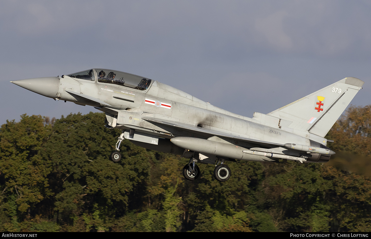 Aircraft Photo of ZK379 | Eurofighter EF-2000 Typhoon T3 | UK - Air Force | AirHistory.net #622508