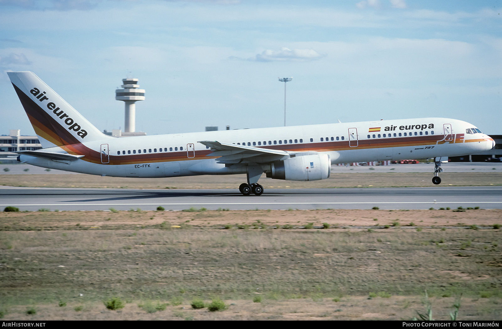 Aircraft Photo of EC-FFK | Boeing 757-236 | Air Europa | AirHistory.net #622526