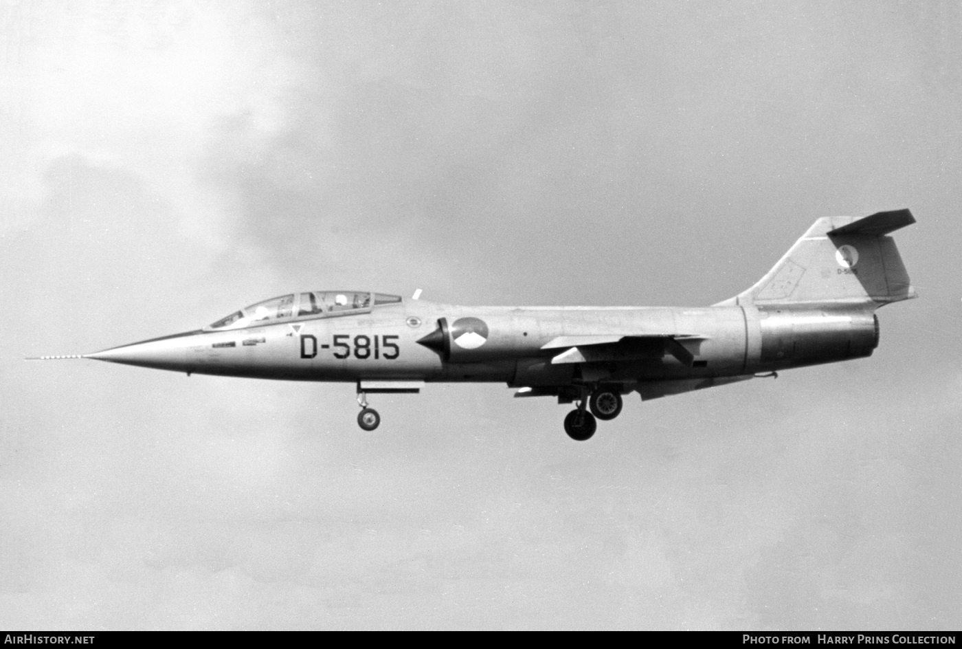 Aircraft Photo of D-5815 | Lockheed TF-104G Starfighter | Netherlands - Air Force | AirHistory.net #622580