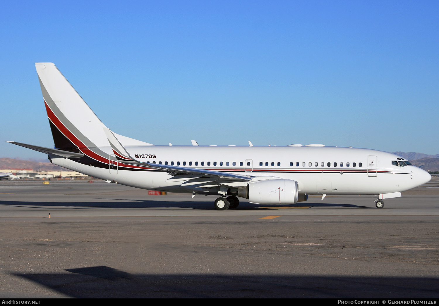 Aircraft Photo of N127QS | Boeing 737-7BC BBJ | AirHistory.net #622597