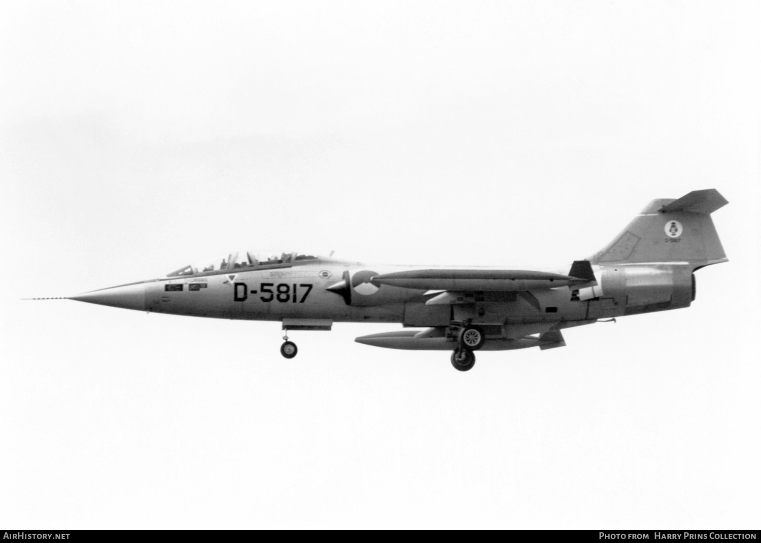 Aircraft Photo of D-5817 | Lockheed TF-104G Starfighter | Netherlands - Air Force | AirHistory.net #622621