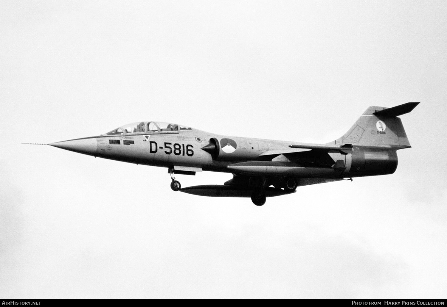 Aircraft Photo of D-5816 | Lockheed TF-104G Starfighter | Netherlands - Air Force | AirHistory.net #622623