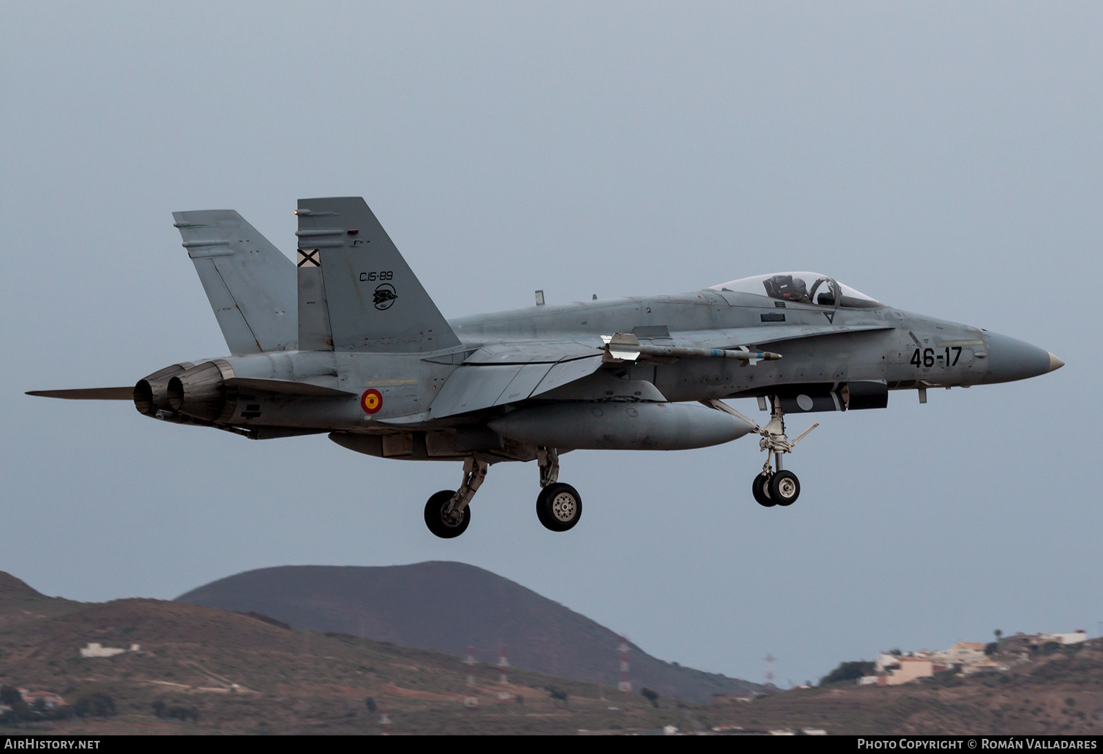 Aircraft Photo of C.15-89 | McDonnell Douglas F/A-18A+ Hornet | Spain - Air Force | AirHistory.net #622643