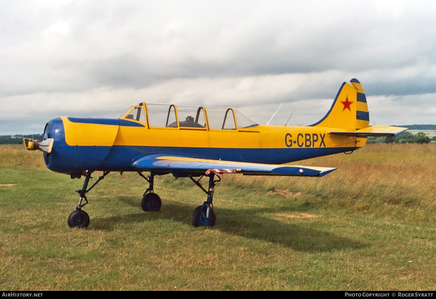 Aircraft Photo of G-CBPX | Yakovlev Yak-52 | AirHistory.net #622649