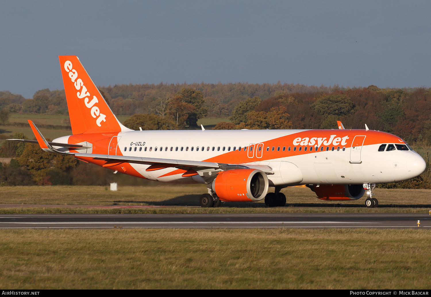Aircraft Photo of G-UZLD | Airbus A320-251N | EasyJet | AirHistory.net #622689