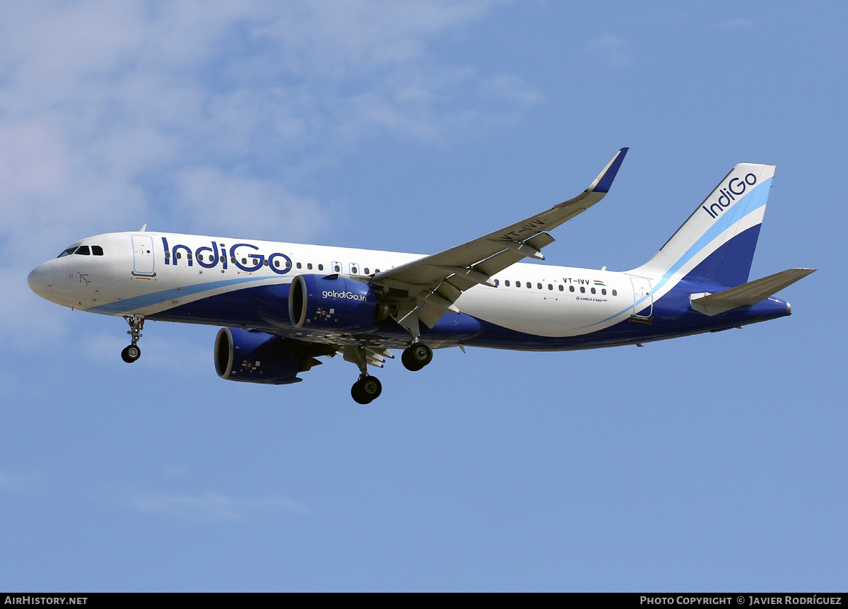 Aircraft Photo of VT-IVV | Airbus A320-271N | IndiGo | AirHistory.net #622702