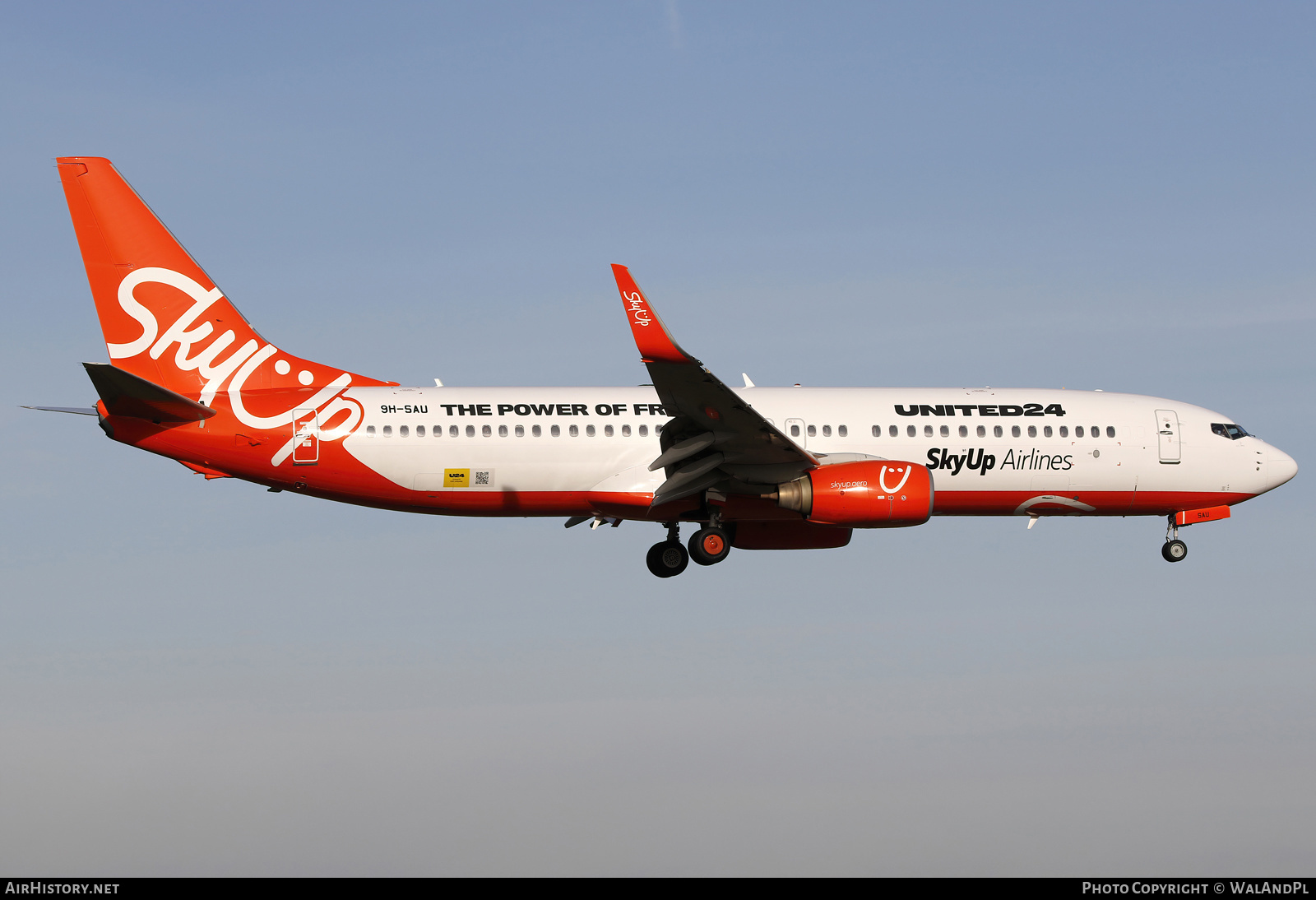 Aircraft Photo of 9H-SAU | Boeing 737-8KN | SkyUp Airlines | AirHistory.net #622713