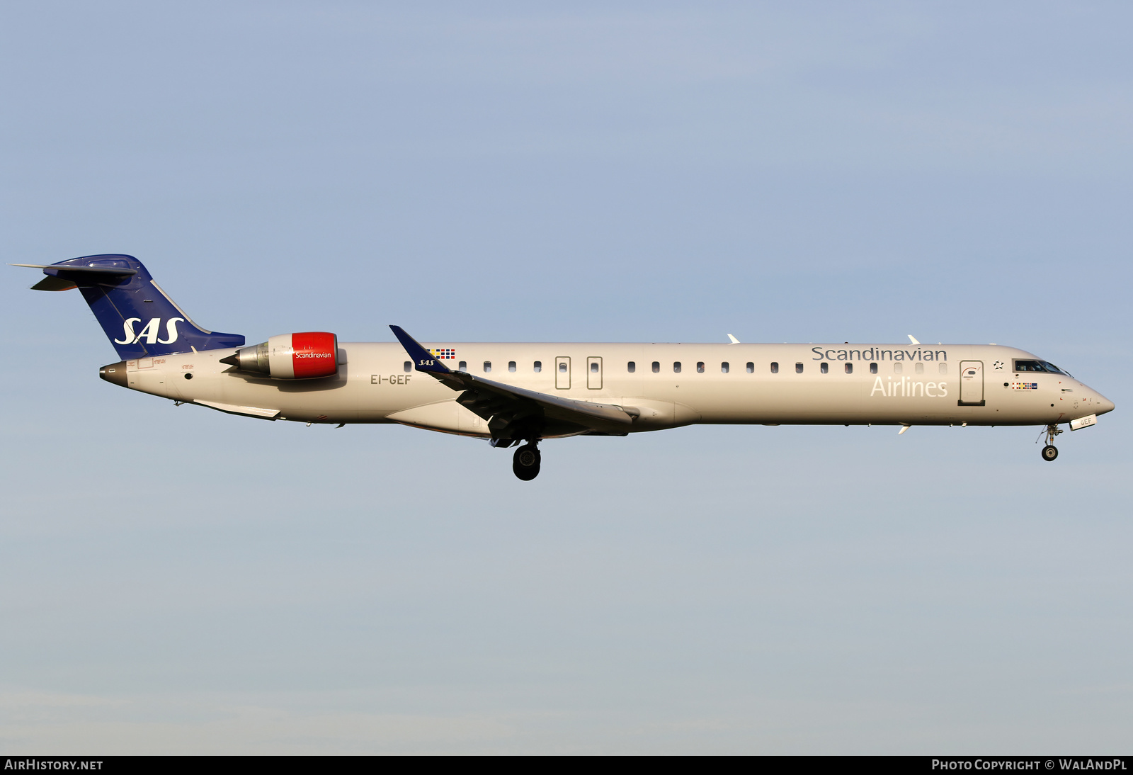 Aircraft Photo of EI-GEF | Bombardier CRJ-900LR (CL-600-2D24) | Scandinavian Airlines - SAS | AirHistory.net #622717