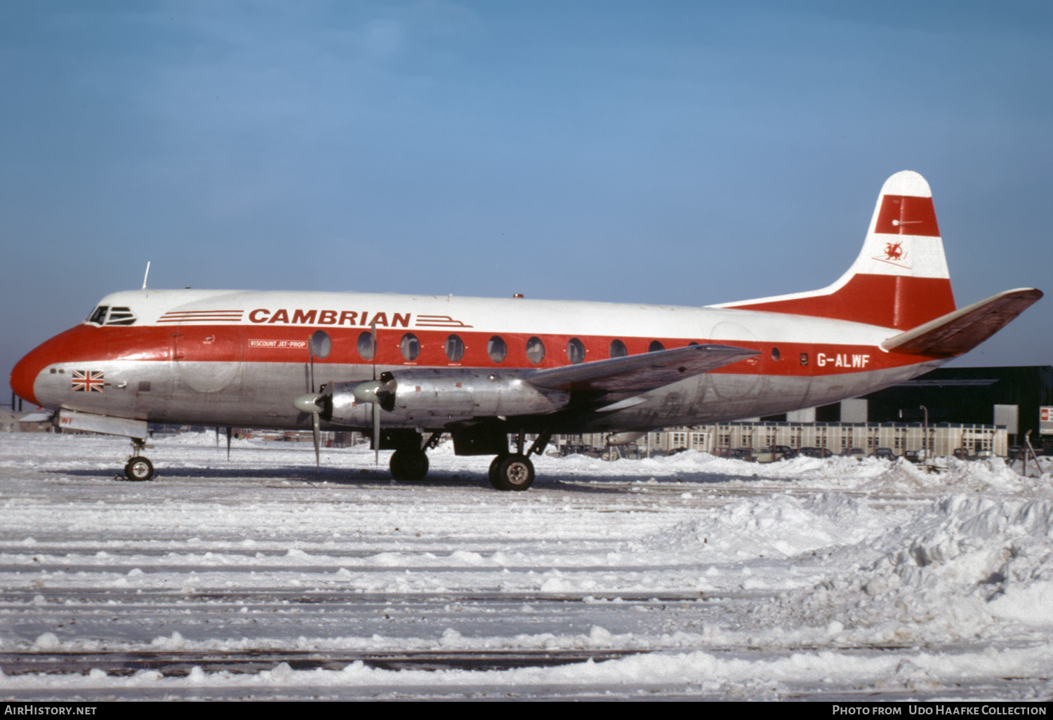Aircraft Photo of G-ALWF | Vickers 701 Viscount | Cambrian Airways | AirHistory.net #622775