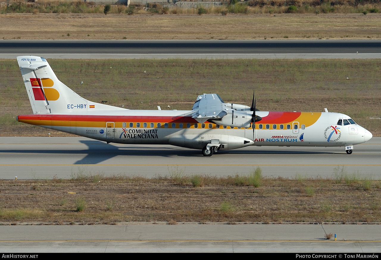 Aircraft Photo of EC-HBY | ATR ATR-72-500 (ATR-72-212A) | Iberia Regional | AirHistory.net #622781