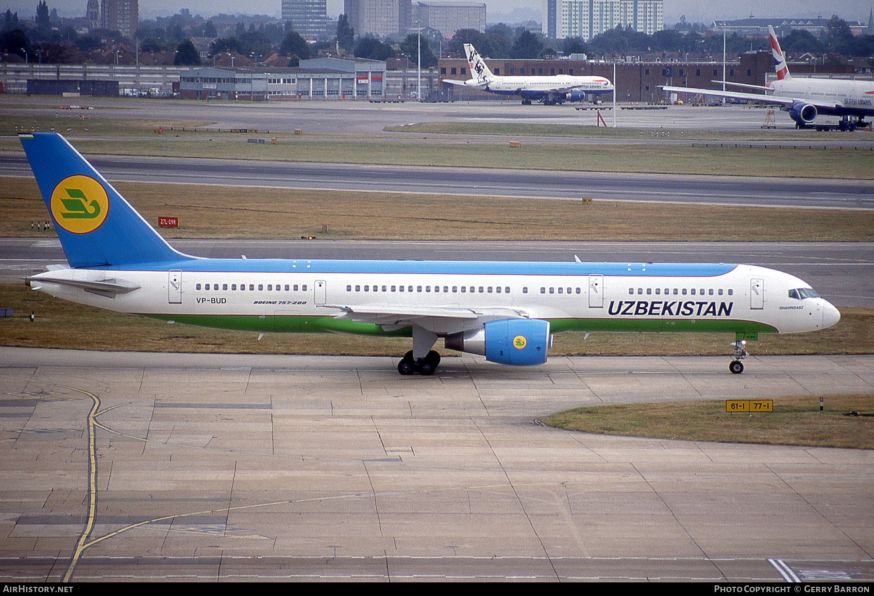 Aircraft Photo of VP-BUD | Boeing 757-23P | Uzbekistan Airways | AirHistory.net #622804