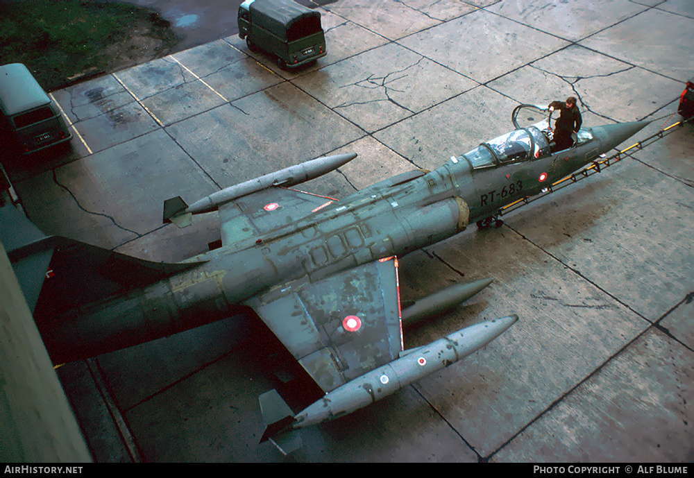 Aircraft Photo of RT-683 | Lockheed TF-104G Starfighter | Denmark - Air Force | AirHistory.net #622813