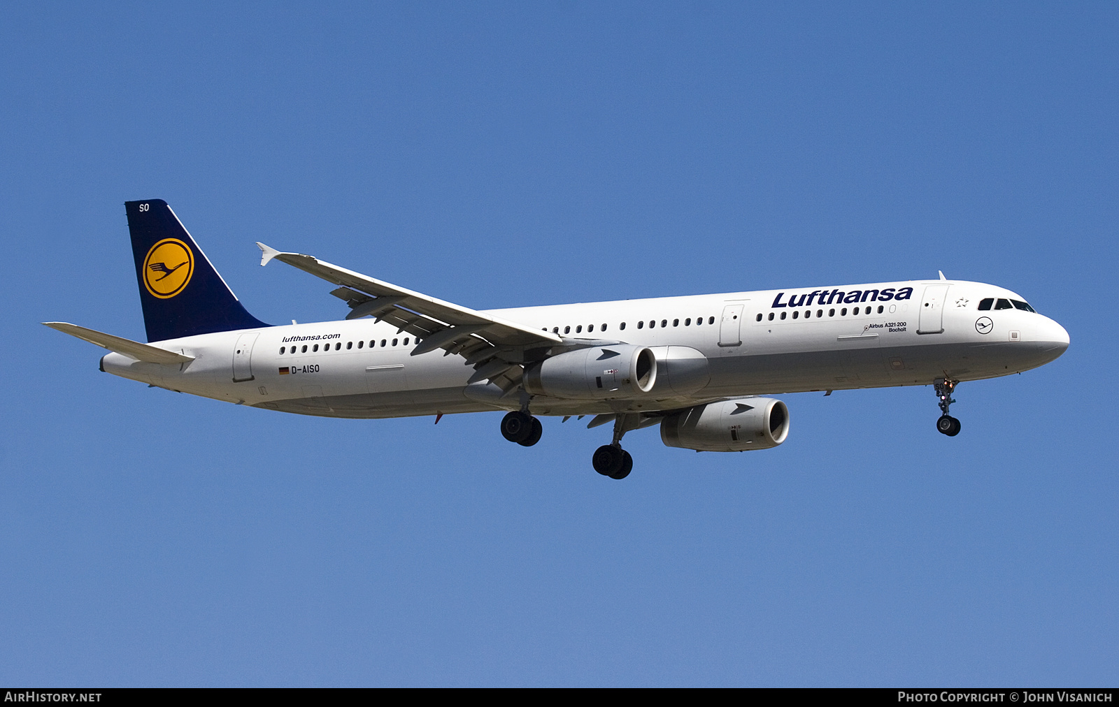 Aircraft Photo of D-AISO | Airbus A321-231 | Lufthansa | AirHistory.net #622822