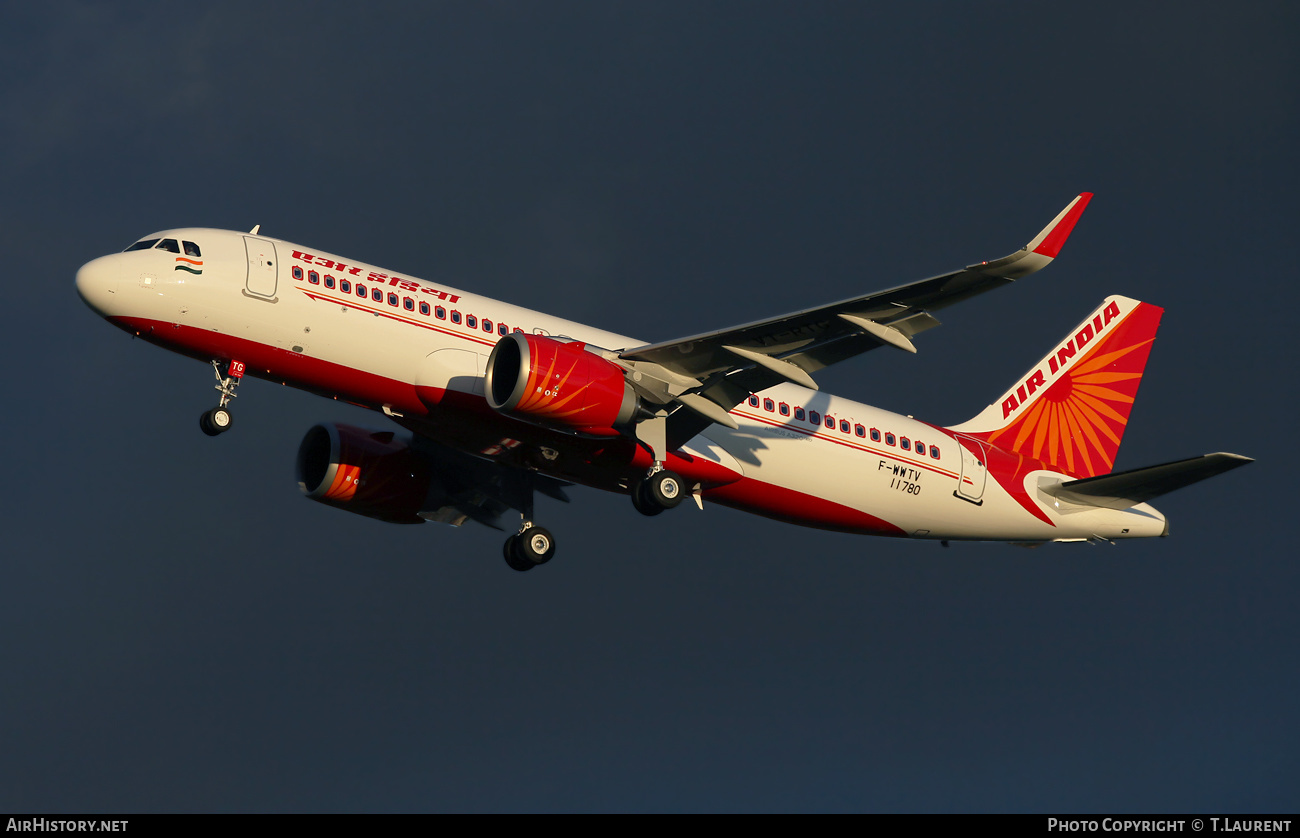 Aircraft Photo of F-WWTV | Airbus A320-251N | Air India | AirHistory.net #622851