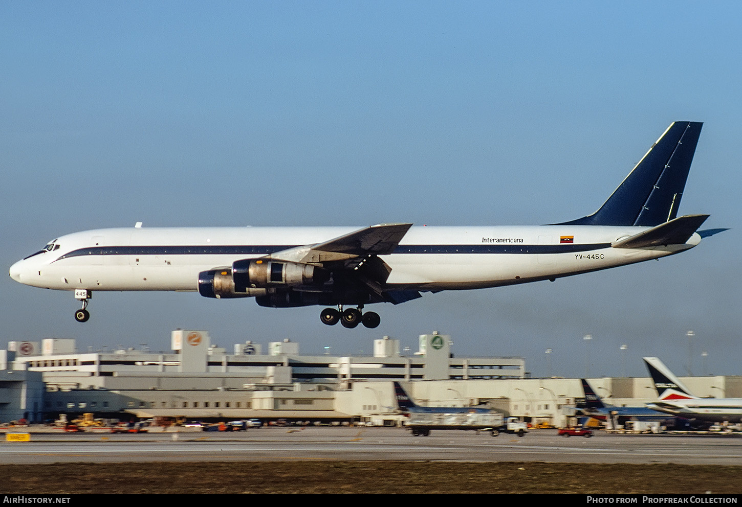 Aircraft Photo of YV-445C | Douglas DC-8-54(F) | Interamericana | AirHistory.net #622870