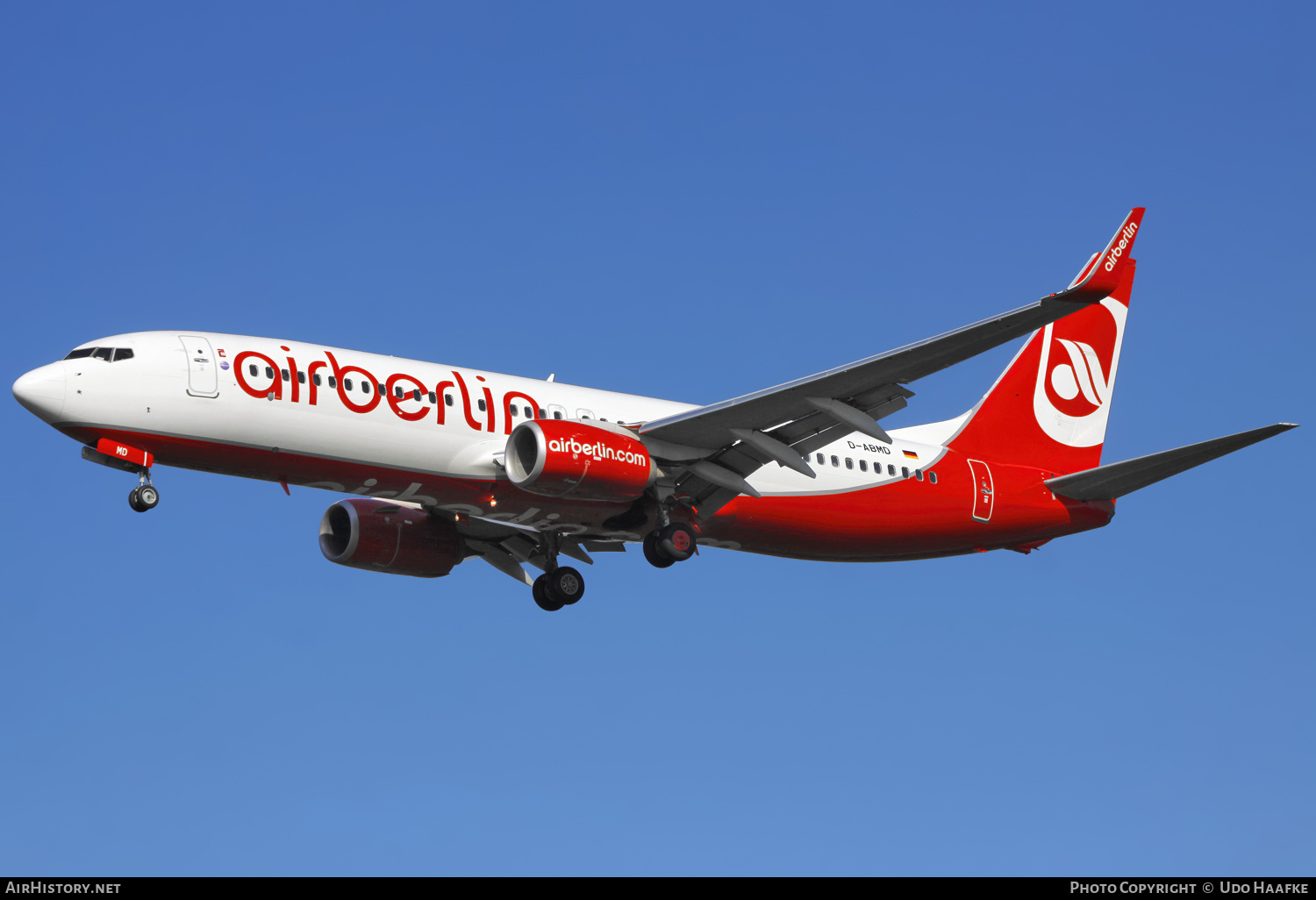Aircraft Photo of D-ABMD | Boeing 737-86J | Air Berlin | AirHistory.net #622877