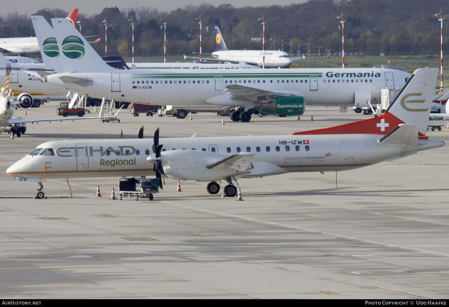 Aircraft Photo of HB-IZW | Saab 2000 | Etihad Regional | AirHistory.net #622883