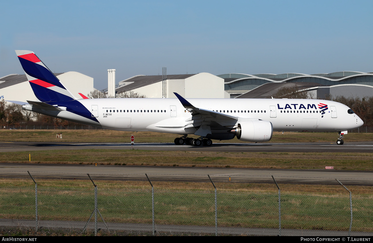 Aircraft Photo of F-WZGO | Airbus A350-941 | LATAM Airlines | AirHistory.net #622890