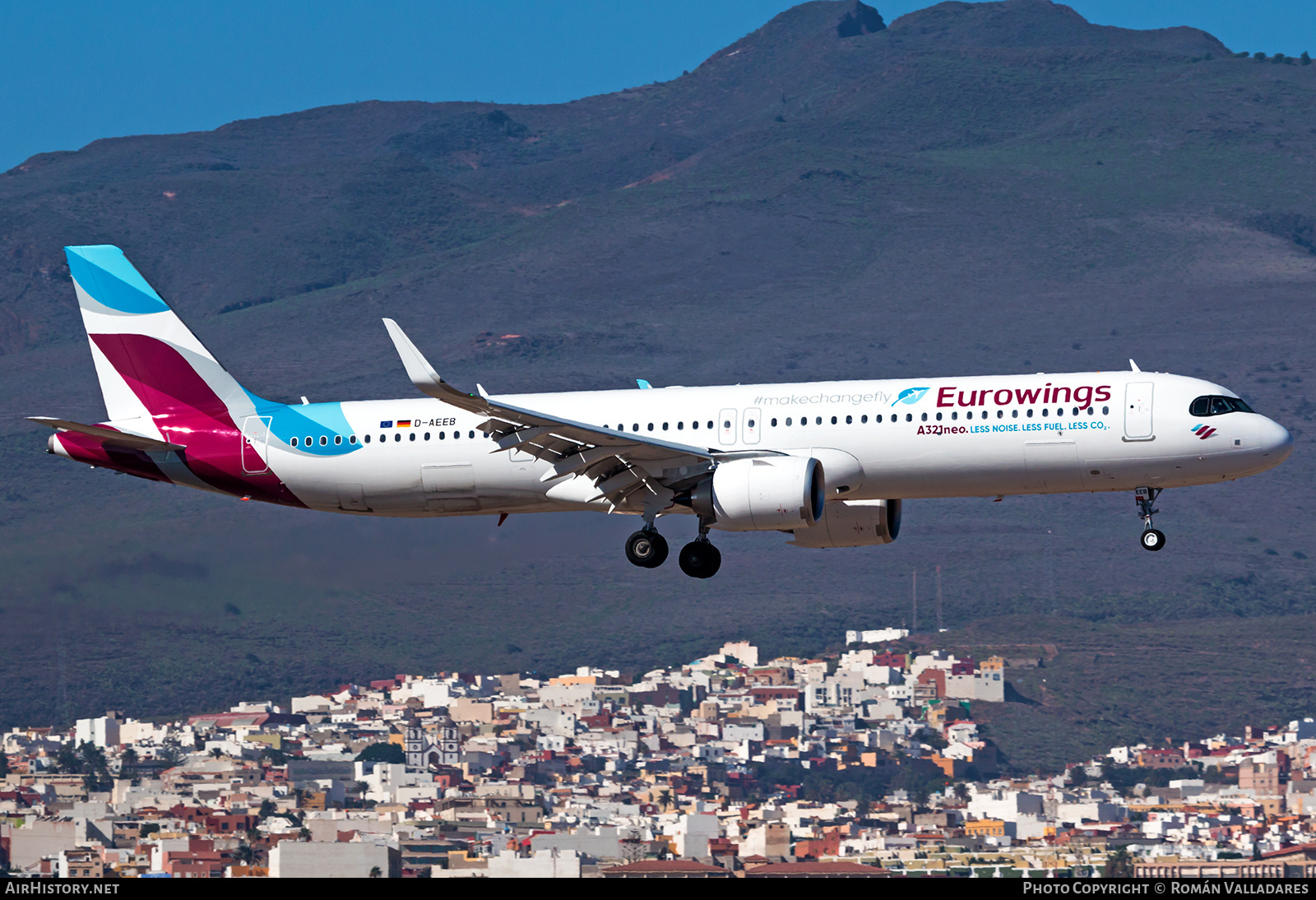 Aircraft Photo of D-AEEB | Airbus A321-251NX | Eurowings | AirHistory.net #622946