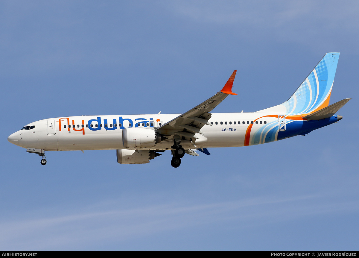 Aircraft Photo of A6-FKA | Boeing 737-8 Max 8 | Flydubai | AirHistory.net #622978