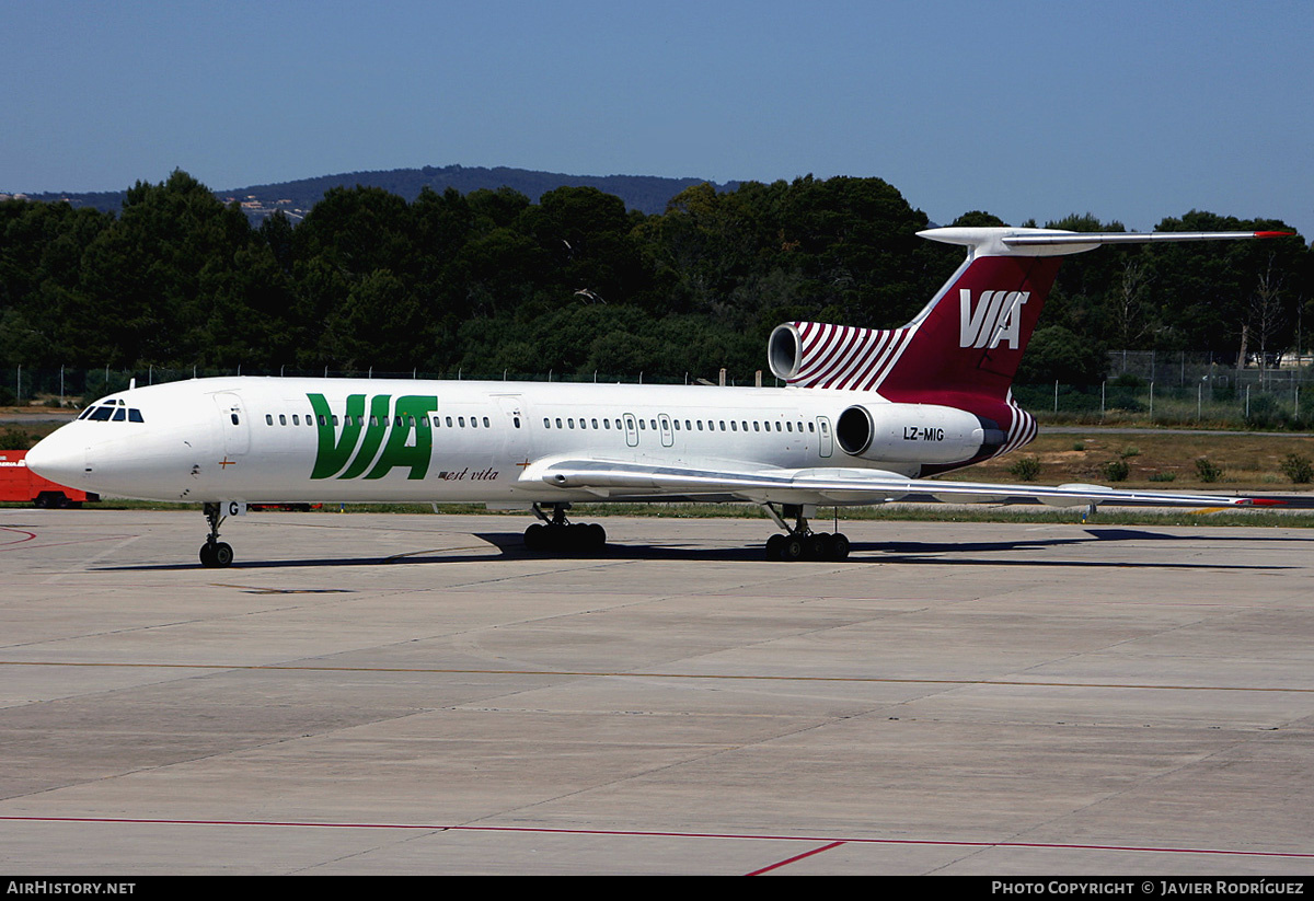 Aircraft Photo of LZ-MIG | Tupolev Tu-154M | VIA - Air VIA Bulgarian Airways | AirHistory.net #622981