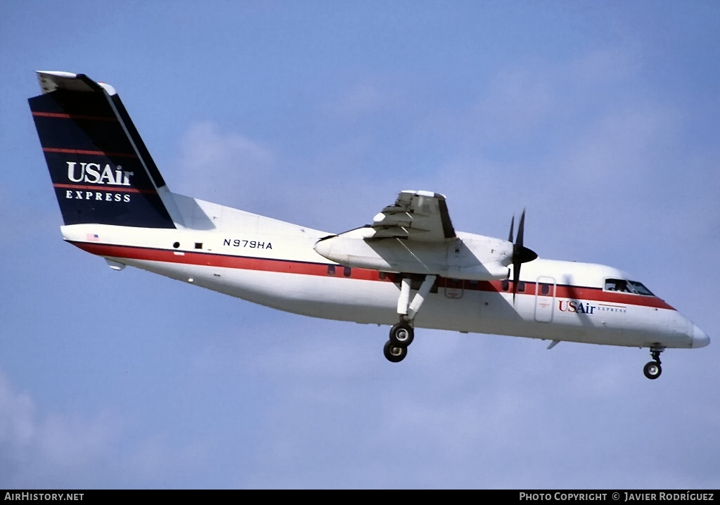 Aircraft Photo of N979HA | De Havilland Canada DHC-8-103 Dash 8 | USAir Express | AirHistory.net #622990