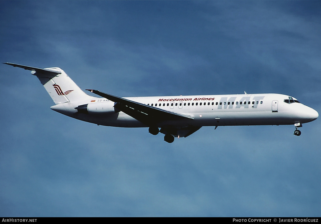Aircraft Photo of Z3-AAB | McDonnell Douglas DC-9-32 | MAT - Macedonian Airlines | AirHistory.net #623019