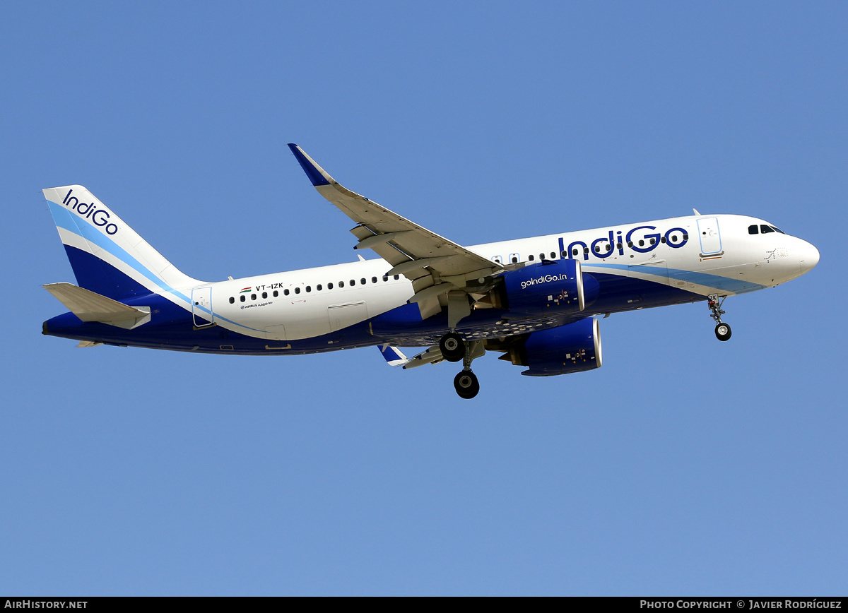 Aircraft Photo of VT-IZK | Airbus A320-271N | AirHistory.net #623026