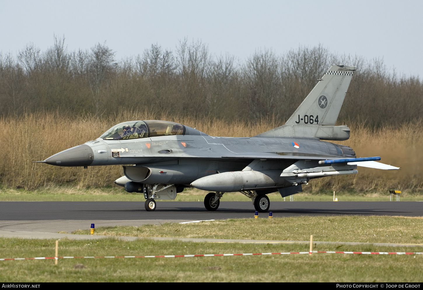 Aircraft Photo of J-064 | General Dynamics F-16BM Fighting Falcon | Netherlands - Air Force | AirHistory.net #623060
