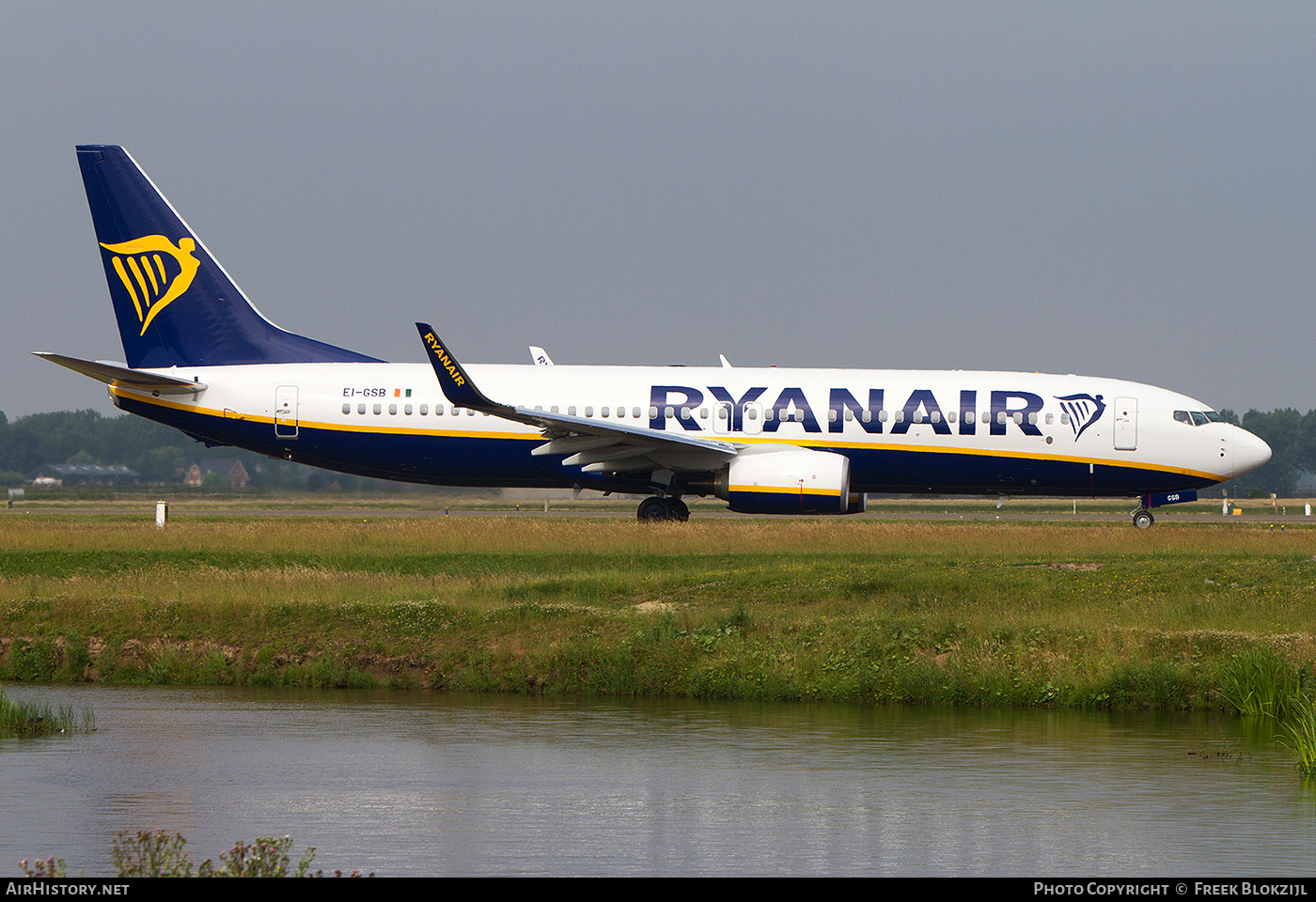 Aircraft Photo of EI-GSB | Boeing 737-800 | Ryanair | AirHistory.net #623066
