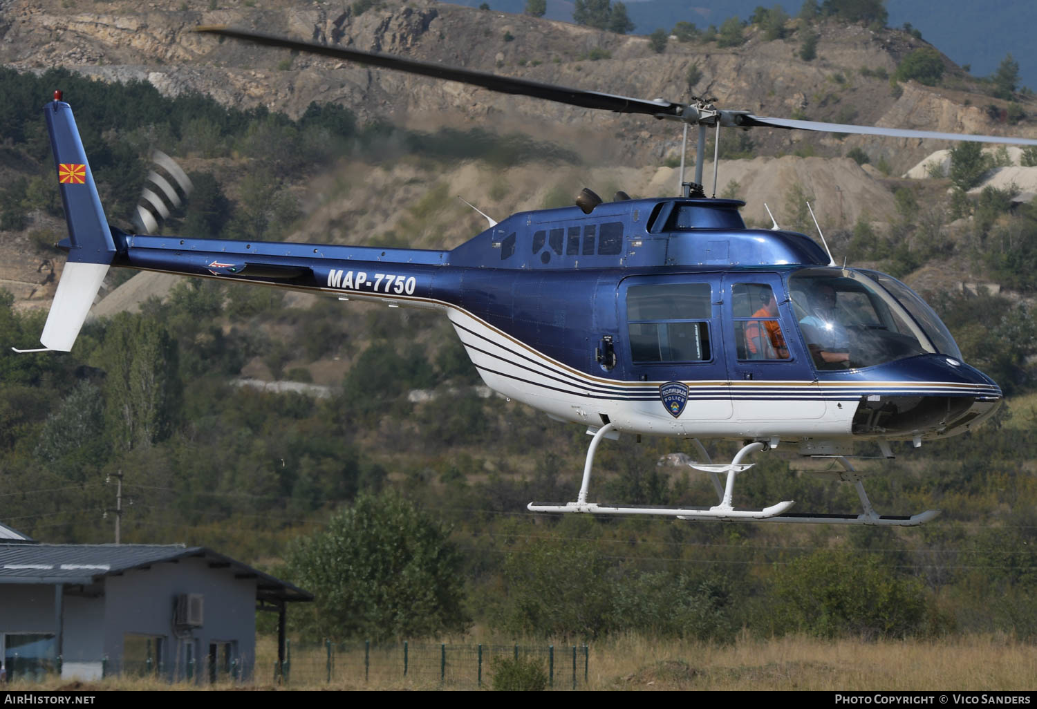 Aircraft Photo of MAP-7750 | Bell AB-206B-2 JetRanger II | North Macedonia - Police | AirHistory.net #623076