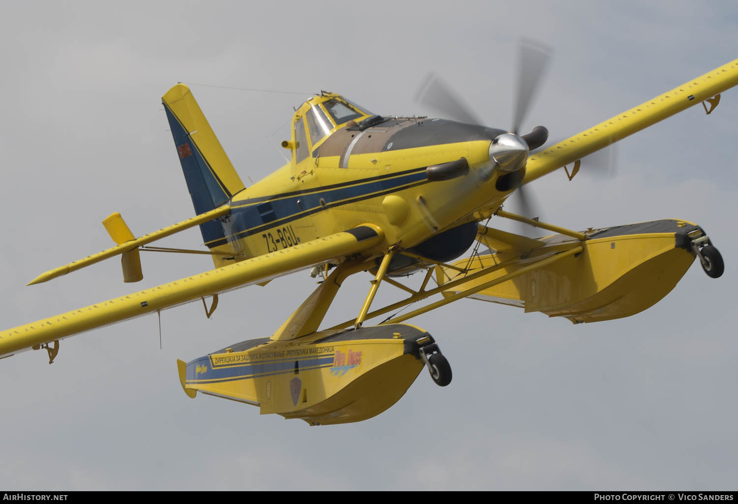 Aircraft Photo of Z3-BGU | Air Tractor AT-802F Fire Boss (AT-802A) | Protection and Rescue Directorate | AirHistory.net #623084