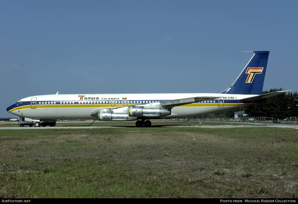 Aircraft Photo of HK-2401-X | Boeing 707-373C | TAMPA - Transportes Aéreos Mercantiles Panamericanos | AirHistory.net #623093