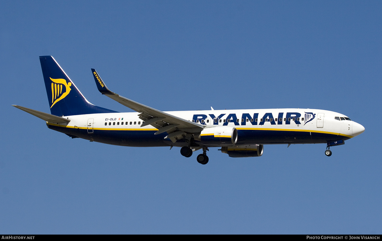 Aircraft Photo of EI-DLD | Boeing 737-8AS | Ryanair | AirHistory.net #623118