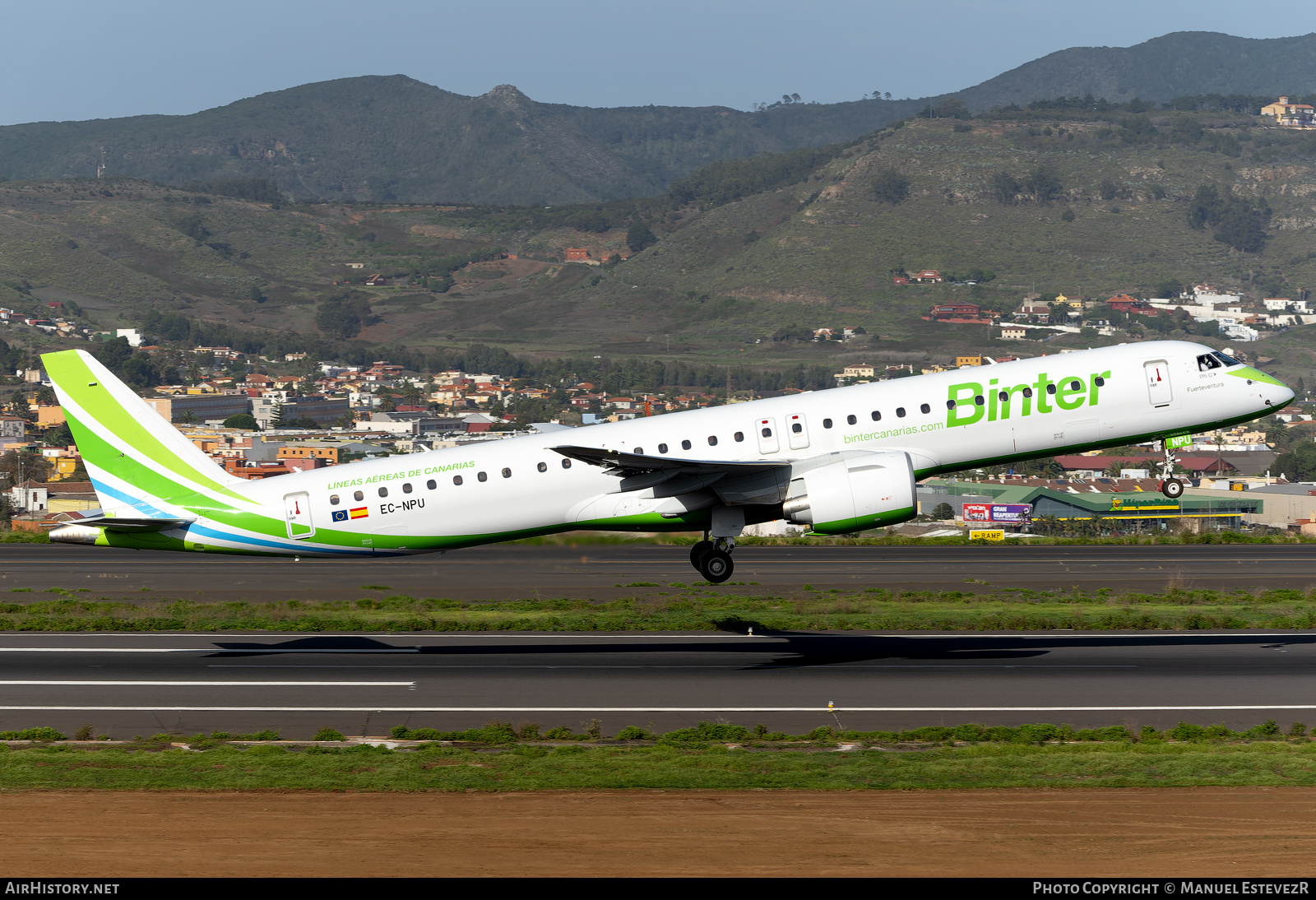 Aircraft Photo of EC-NPU | Embraer 195-E2 (ERJ-190-400) | Binter Canarias | AirHistory.net #623133