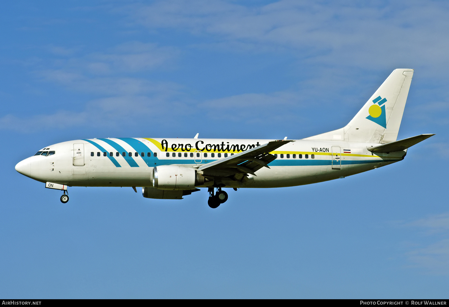 Aircraft Photo of YU-AON | Boeing 737-3Q4 | Aero Continente | AirHistory.net #623160