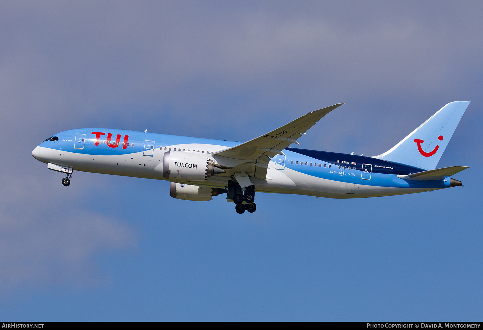 Aircraft Photo of G-TUIE | Boeing 787-8 Dreamliner | TUI | AirHistory.net #623178